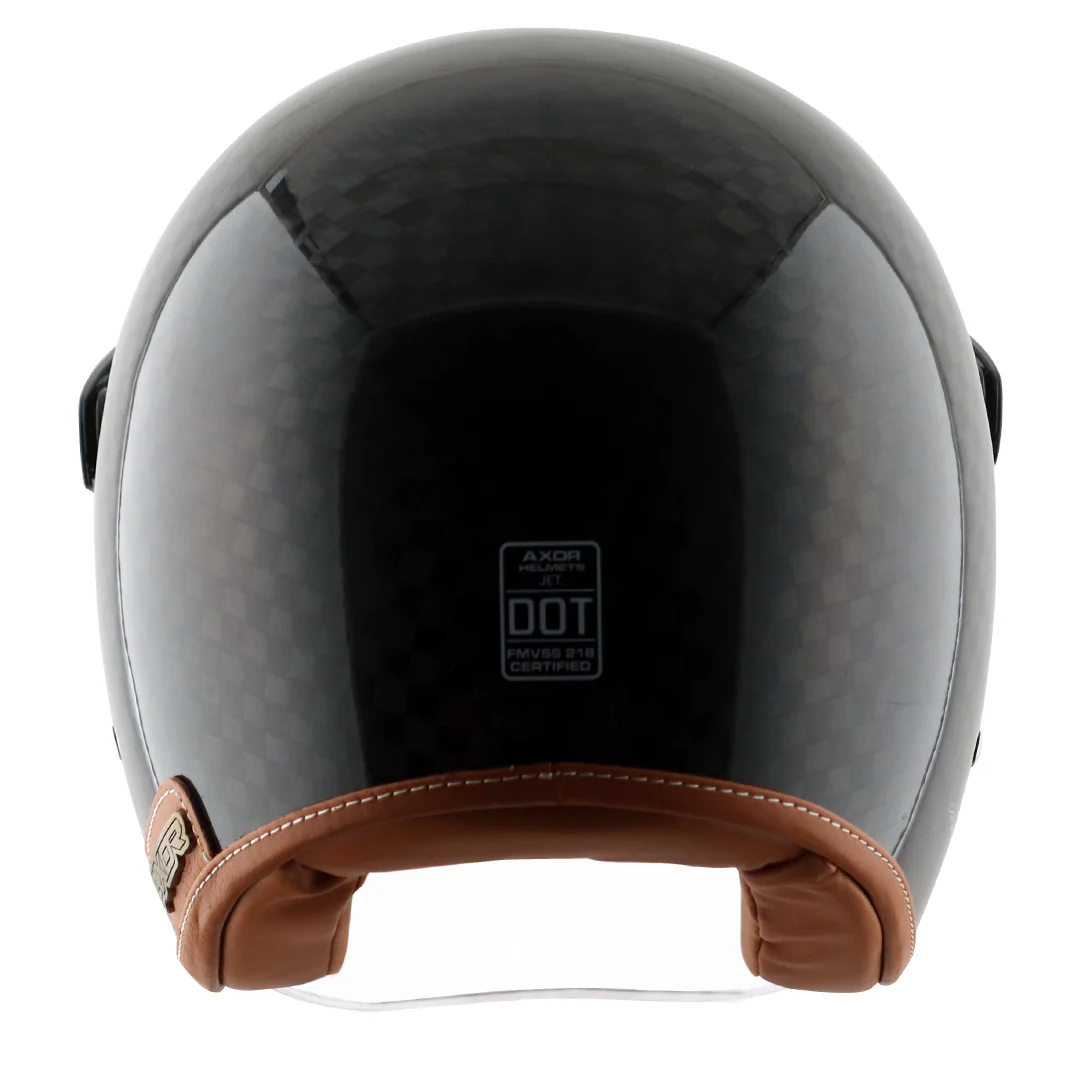 Axor Jet Carbon Big Checks helmet with bubble visor - Image 5