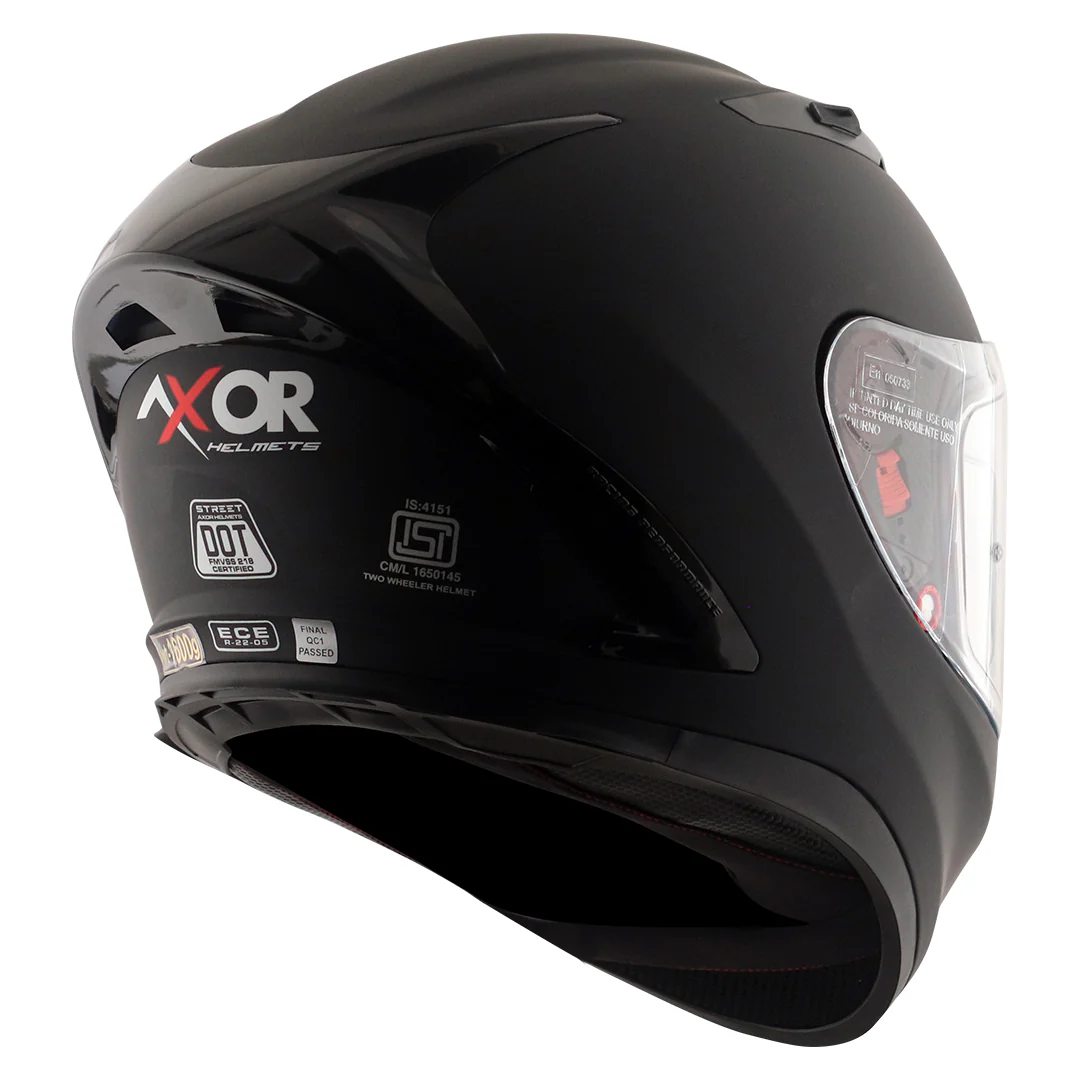 Street Solid Black Helmet - Image 15