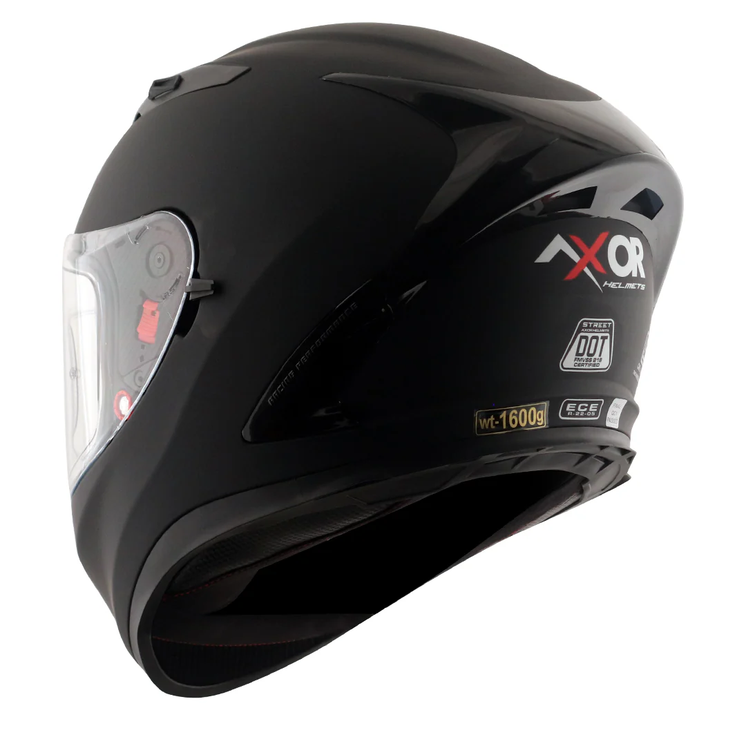 Street Solid Black Helmet - Image 17