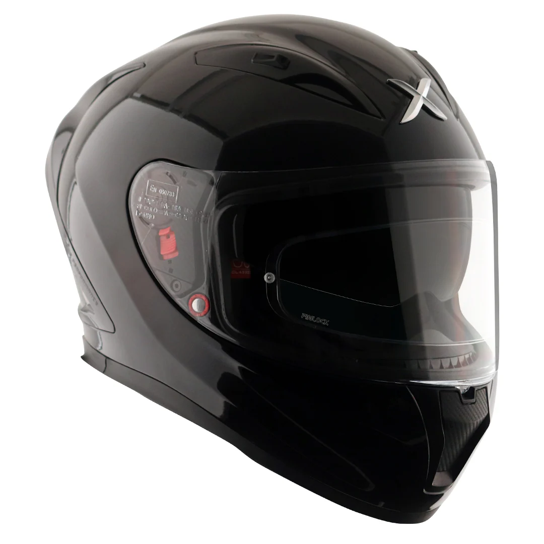 Street Solid Black Helmet - Image 4