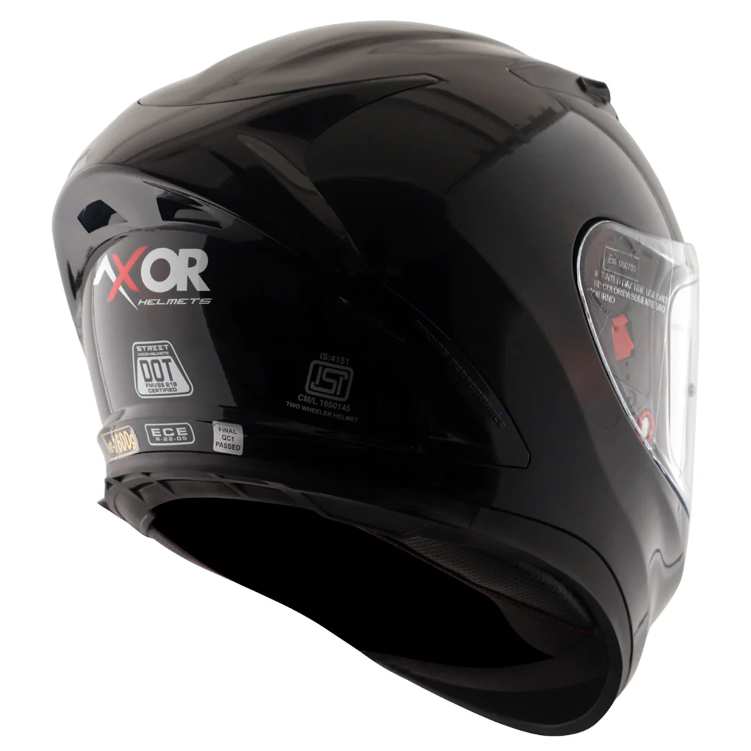 Street Solid Black Helmet - Image 6