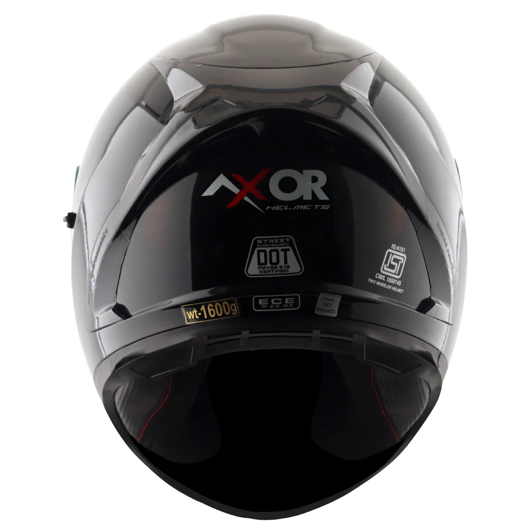 Street Solid Black Helmet - Image 7