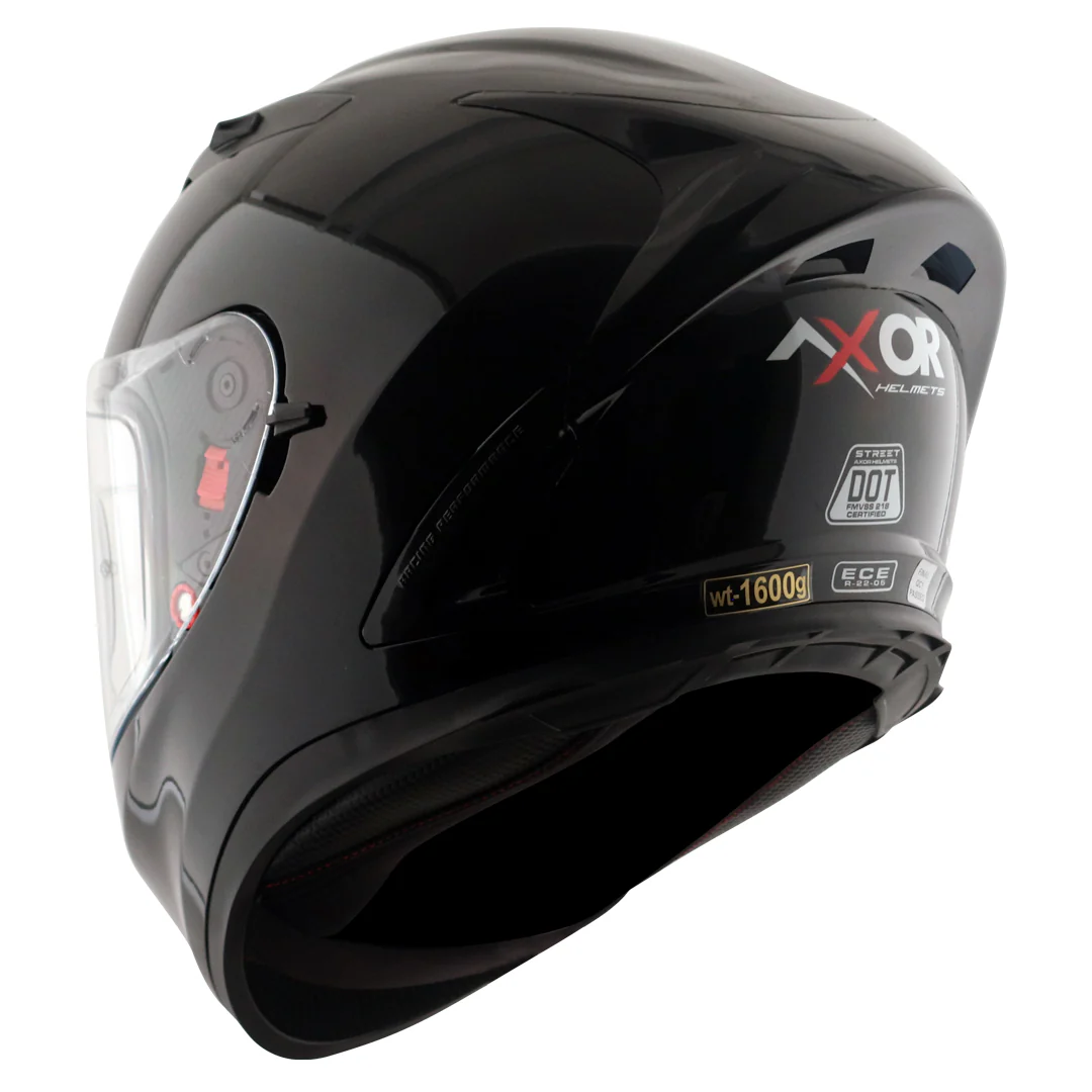Street Solid Black Helmet - Image 8