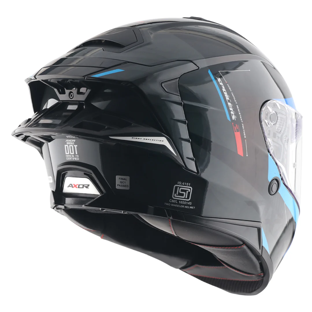 Brutale Kryptic Dual Spoiler Helmet - Image 6