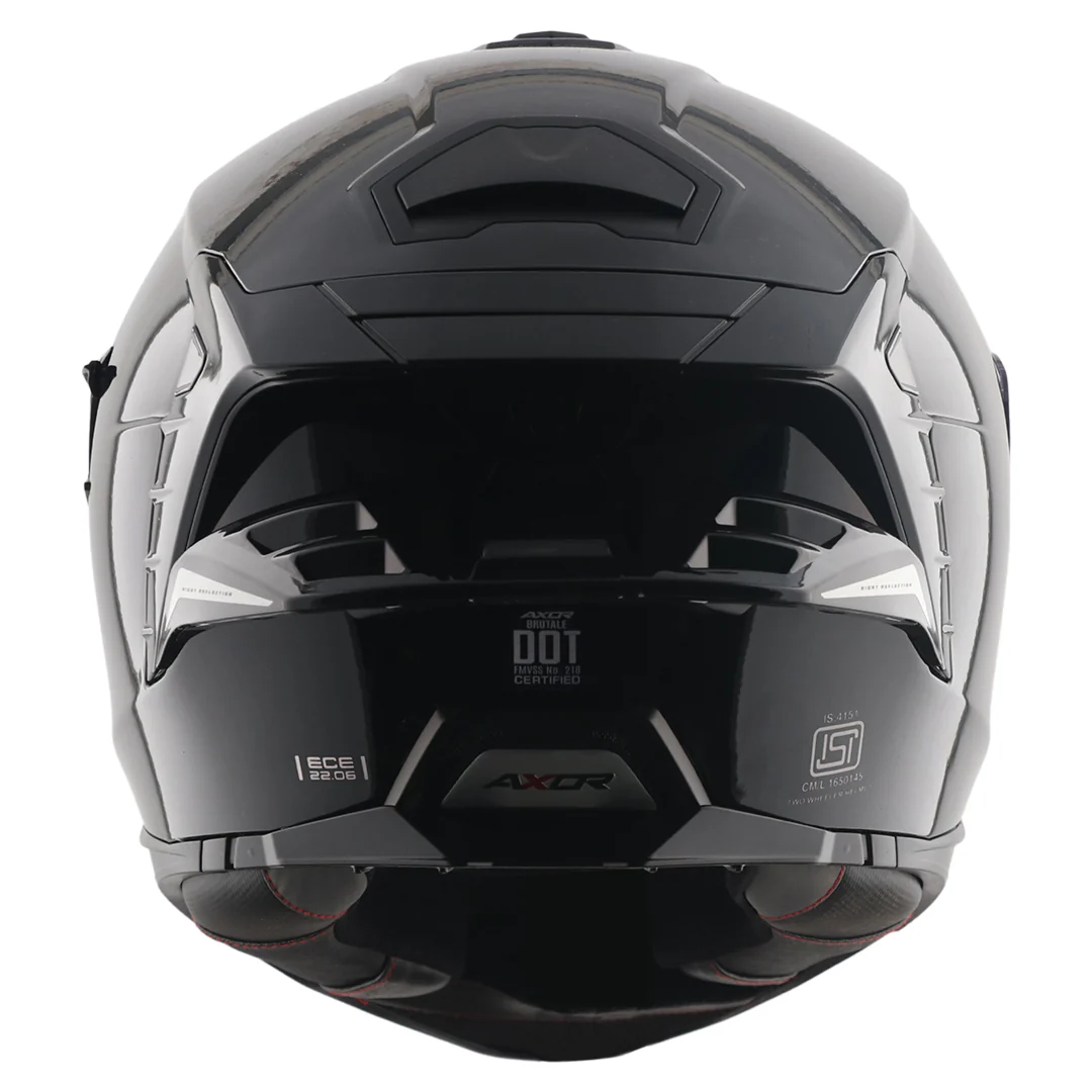 Brutale Solid Colors Dual Spoiler Helmet - Image 17