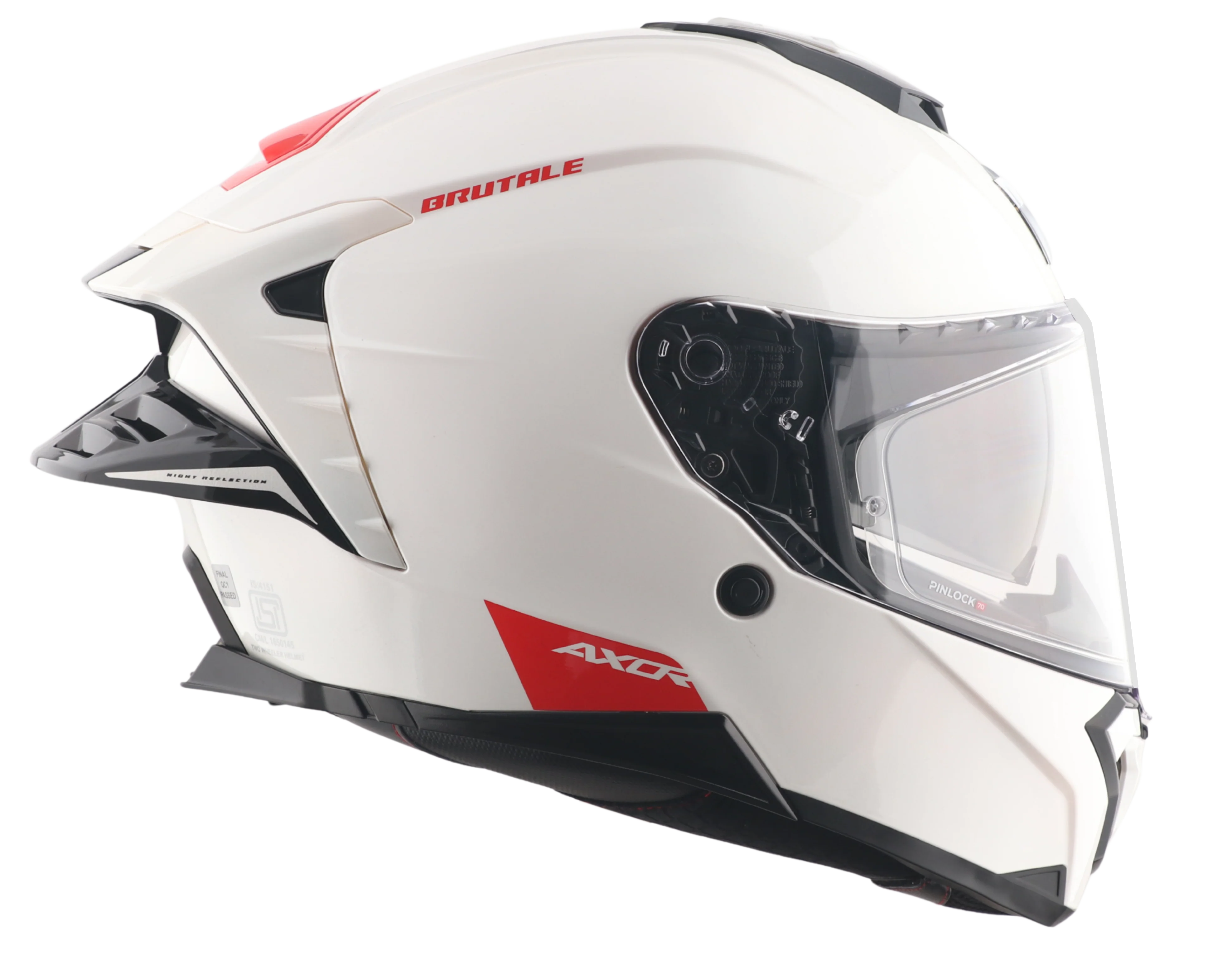 Brutale Solid Colors Dual Spoiler Helmet - Image 24