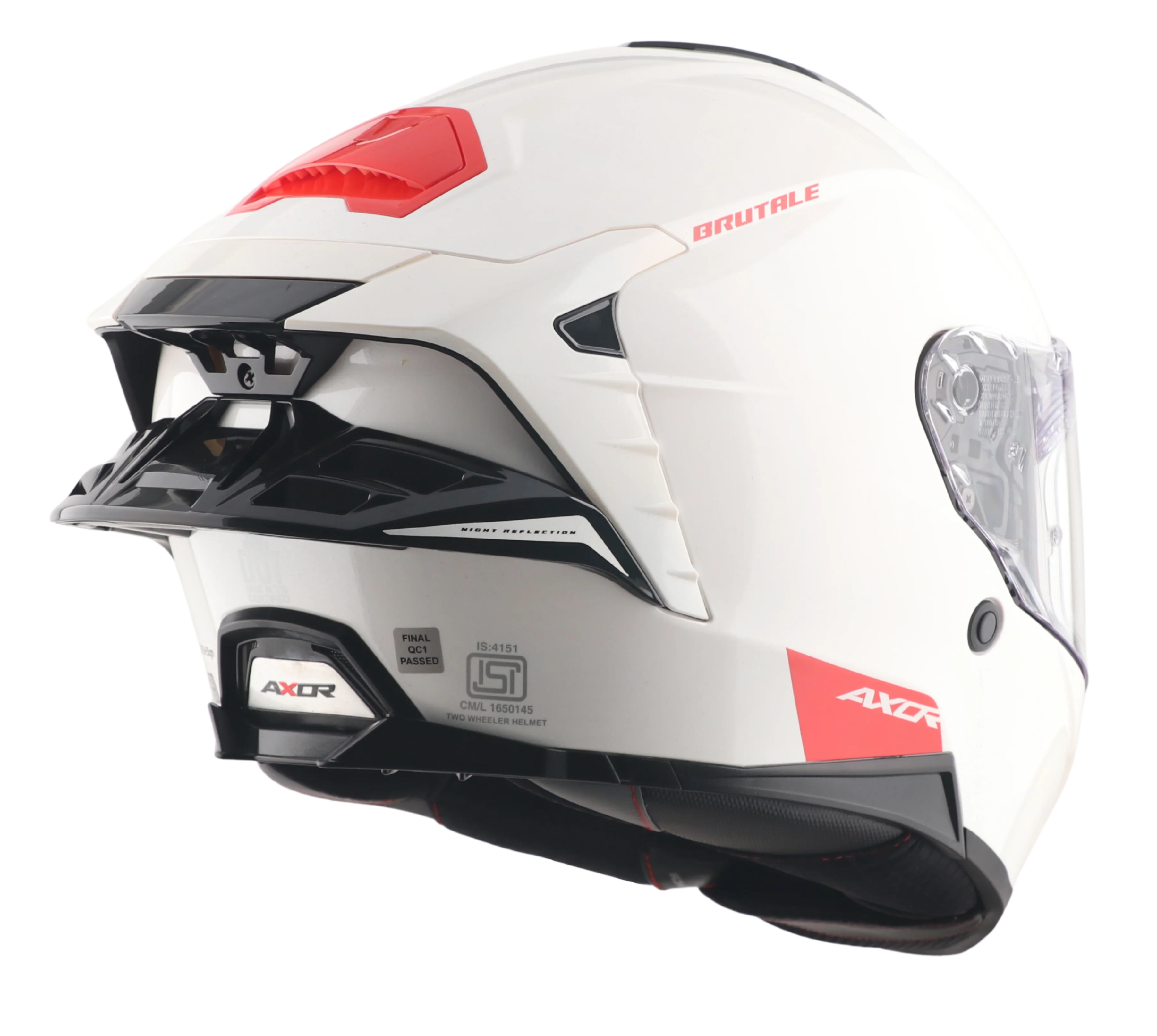 Brutale Solid Colors Dual Spoiler Helmet - Image 25