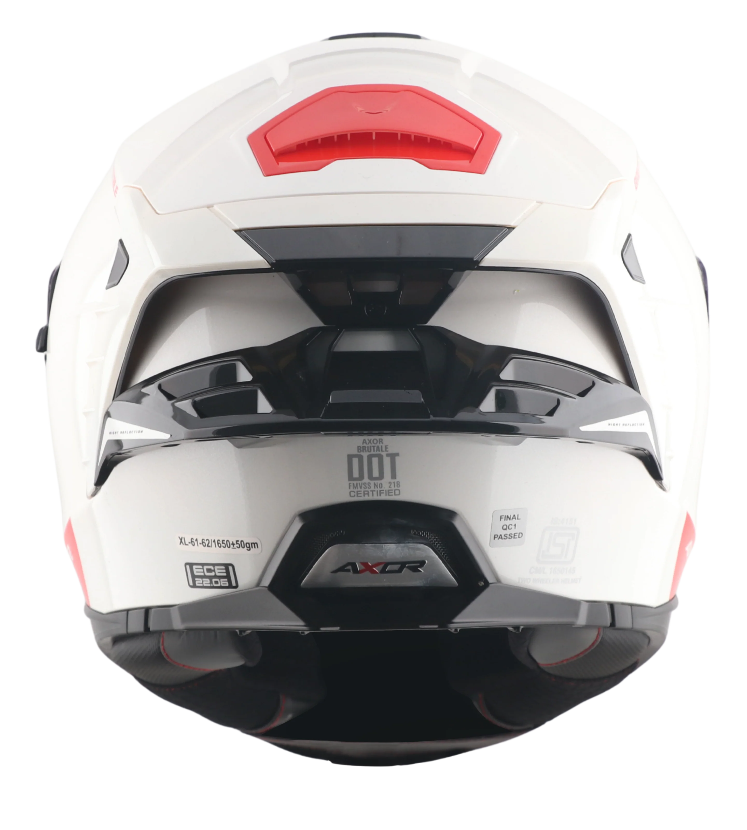 Brutale Solid Colors Dual Spoiler Helmet - Image 26