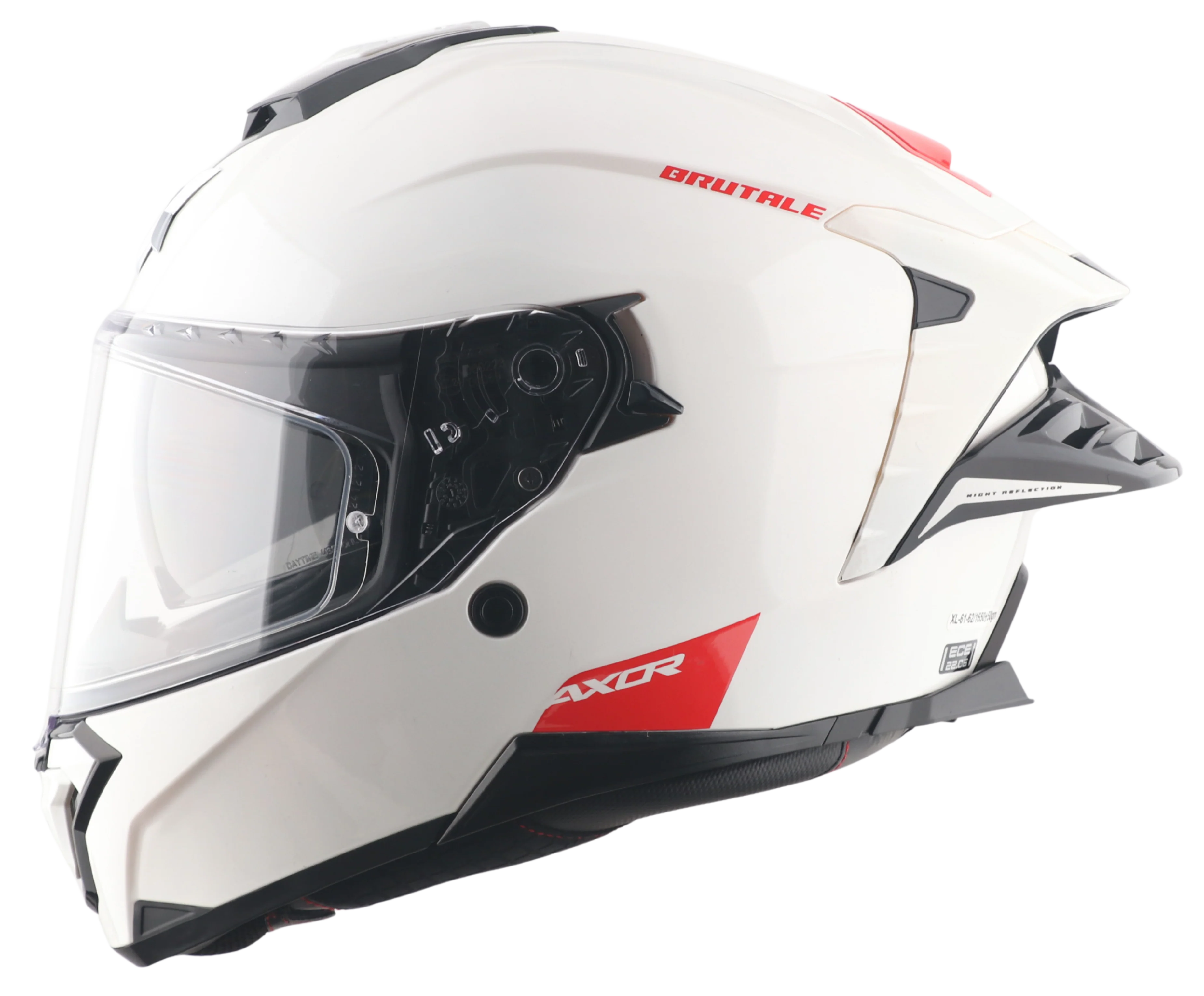 Brutale Solid Colors Dual Spoiler Helmet - Image 29
