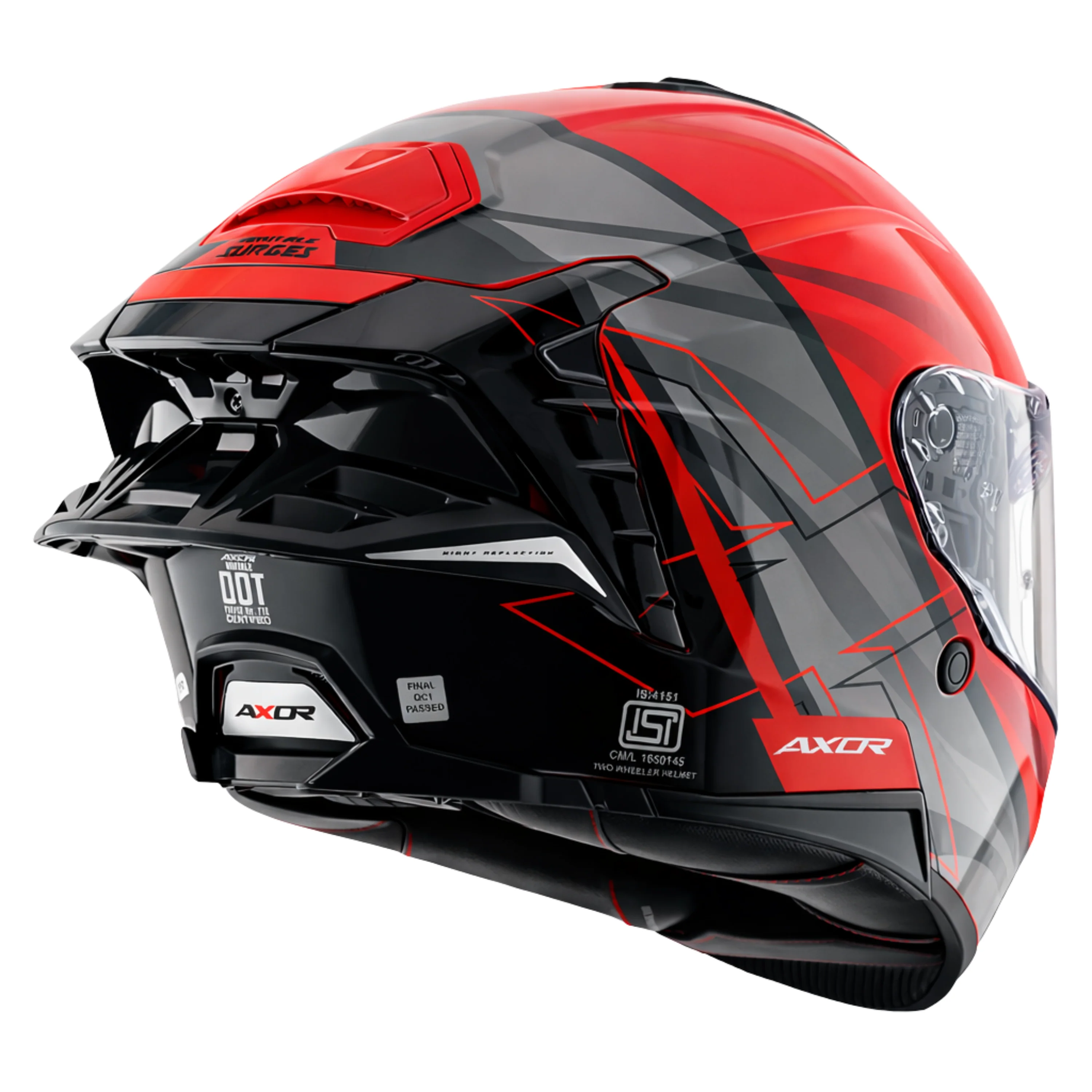 Brutale Surges Dual Spoiler Helmet - Image 5