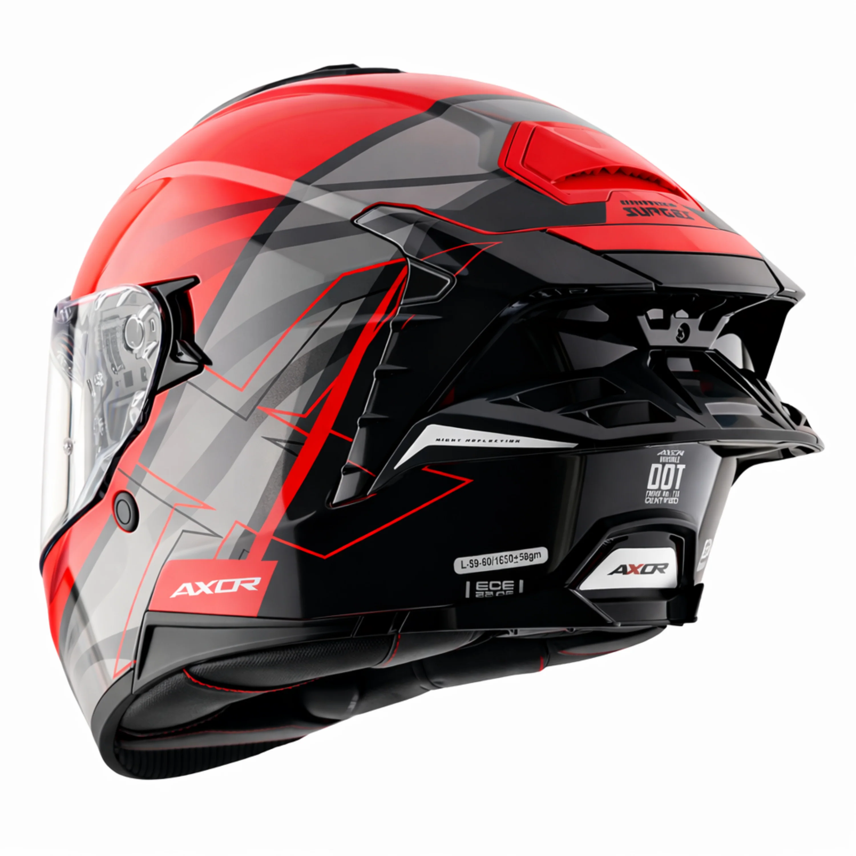 Brutale Surges Dual Spoiler Helmet - Image 8