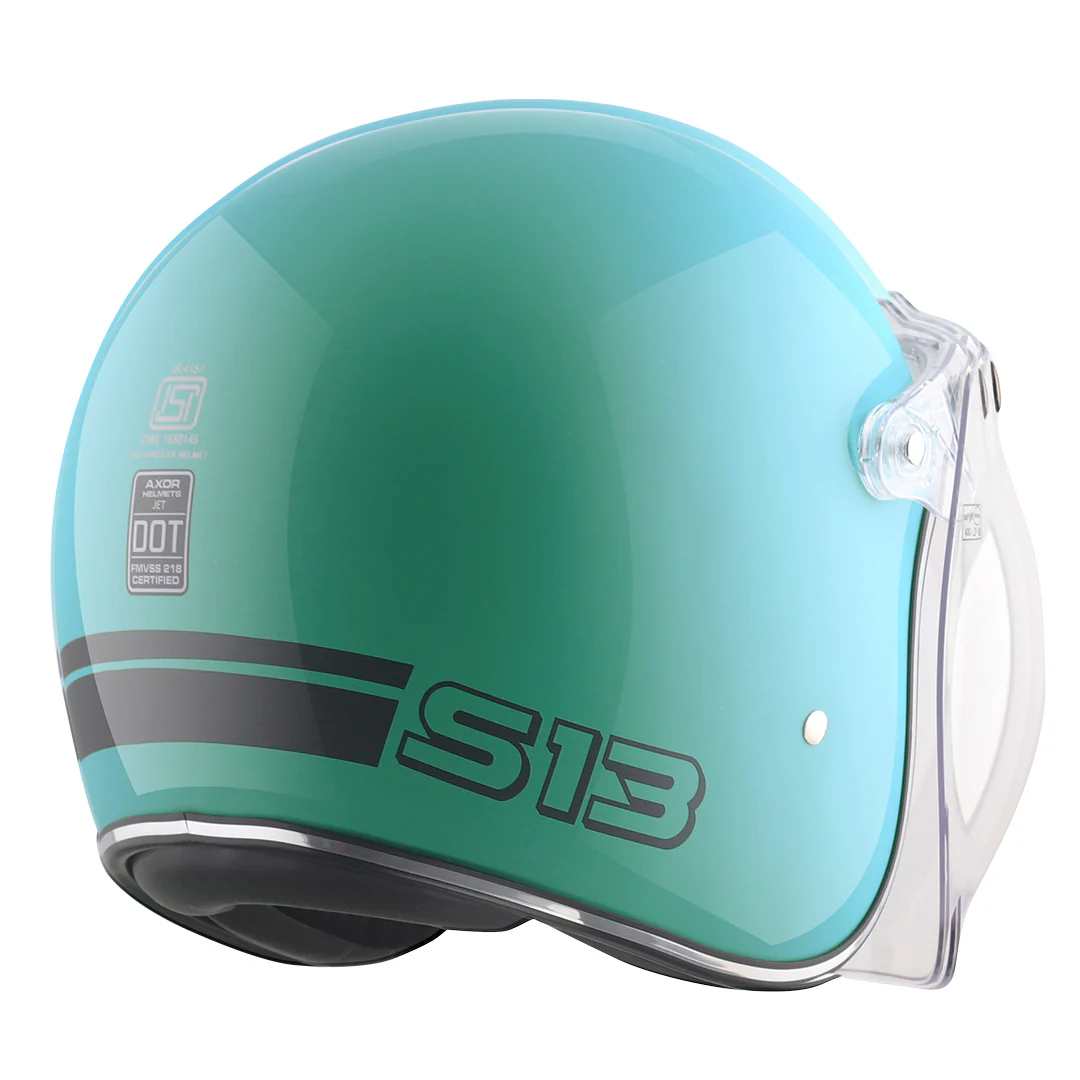 Retro Jet Sportz S13 Helmet - Image 6
