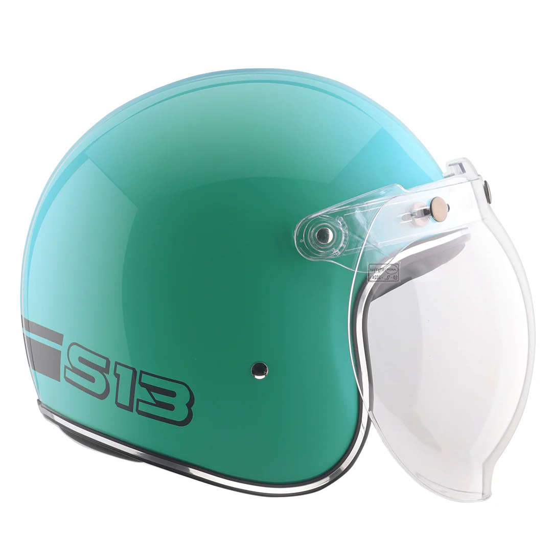Retro Jet Sportz S13 Helmet - Image 7