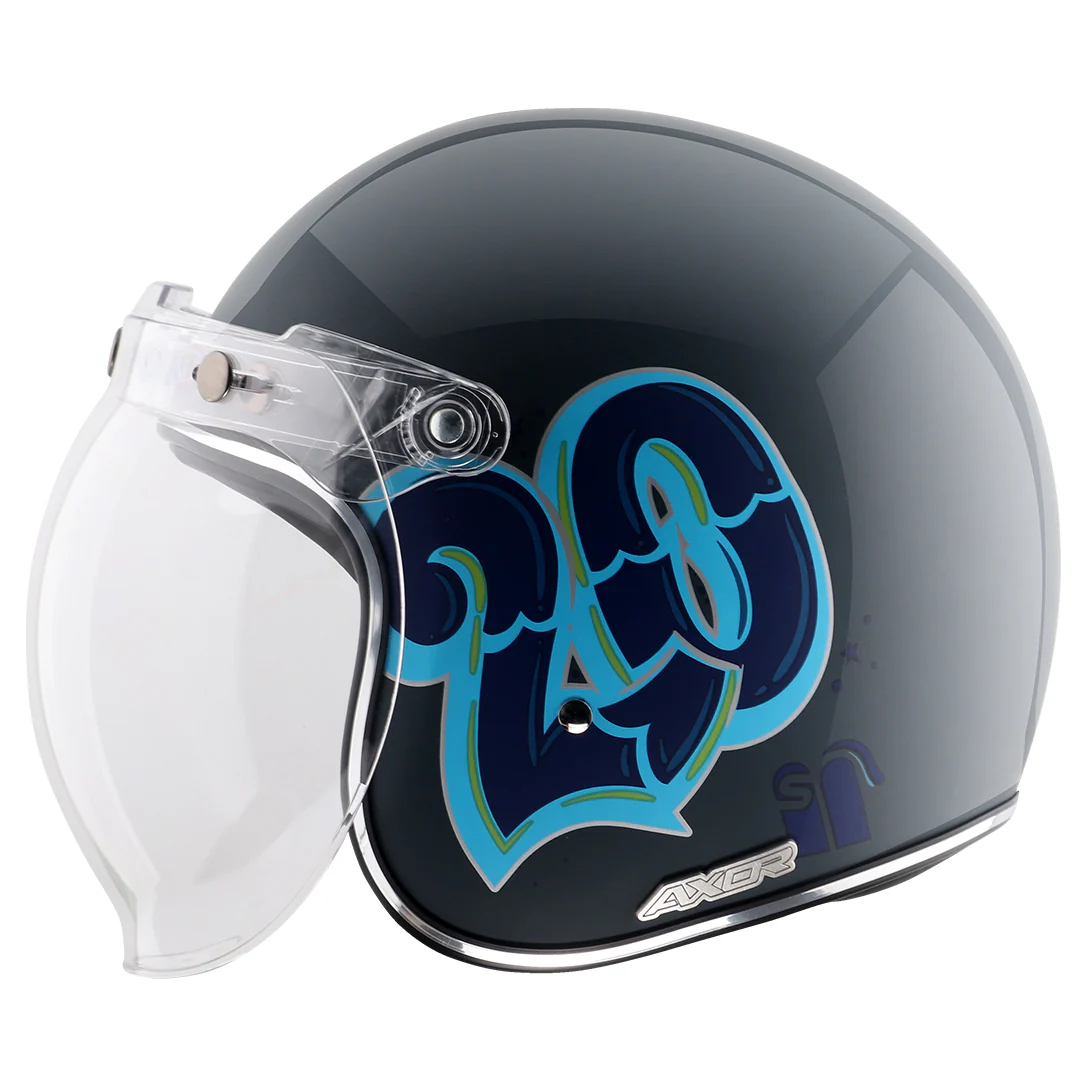 Retro Jet Sportz C13 Helmet - Image 11