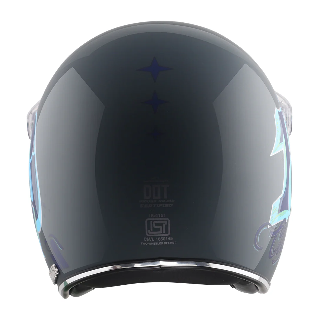 Retro Jet Sportz C13 Helmet - Image 13