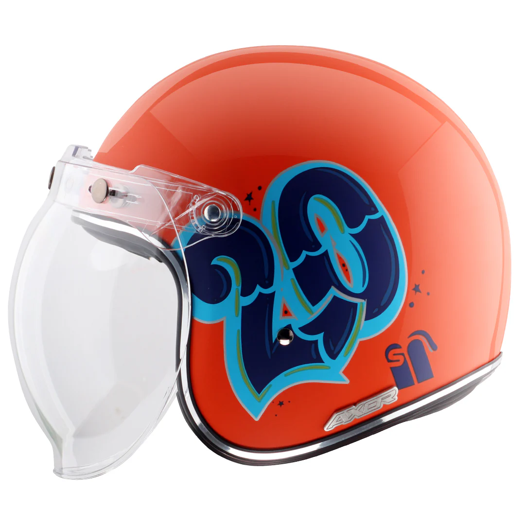 Retro Jet Sportz C13 Helmet - Image 3