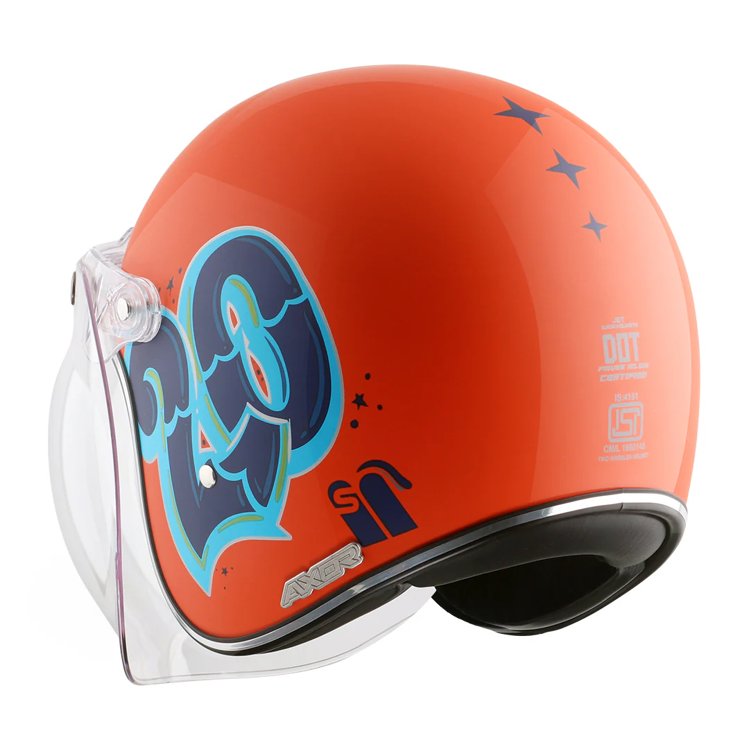Retro Jet Sportz C13 Helmet - Image 4