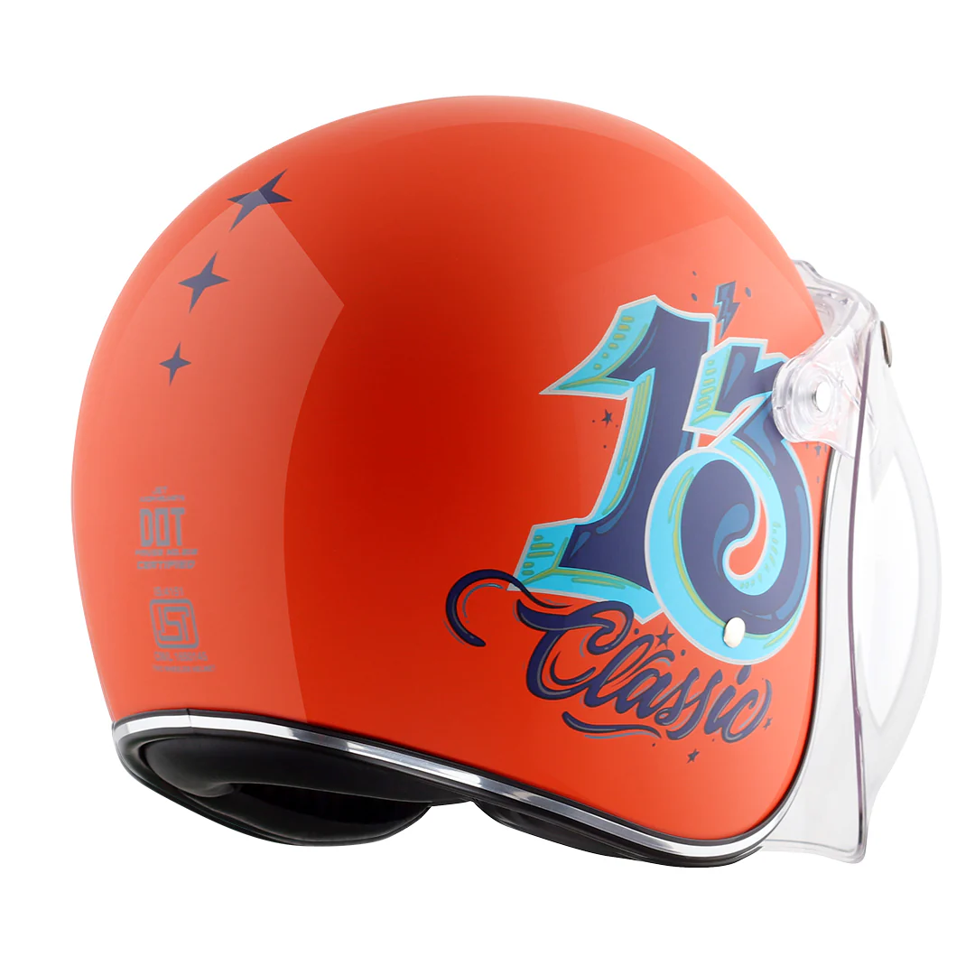 Retro Jet Sportz C13 Helmet - Image 6
