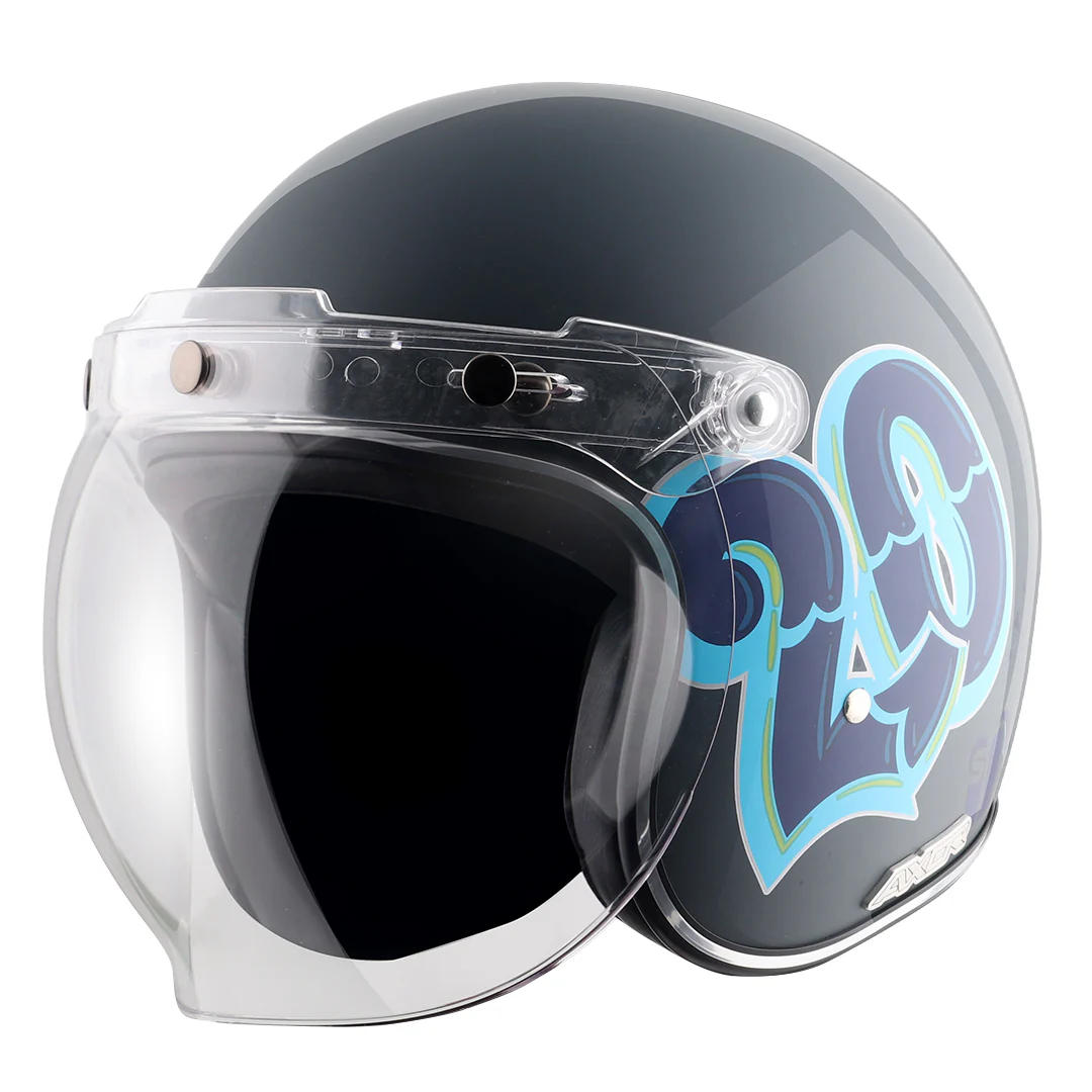 Retro Jet Sportz C13 Helmet - Image 9
