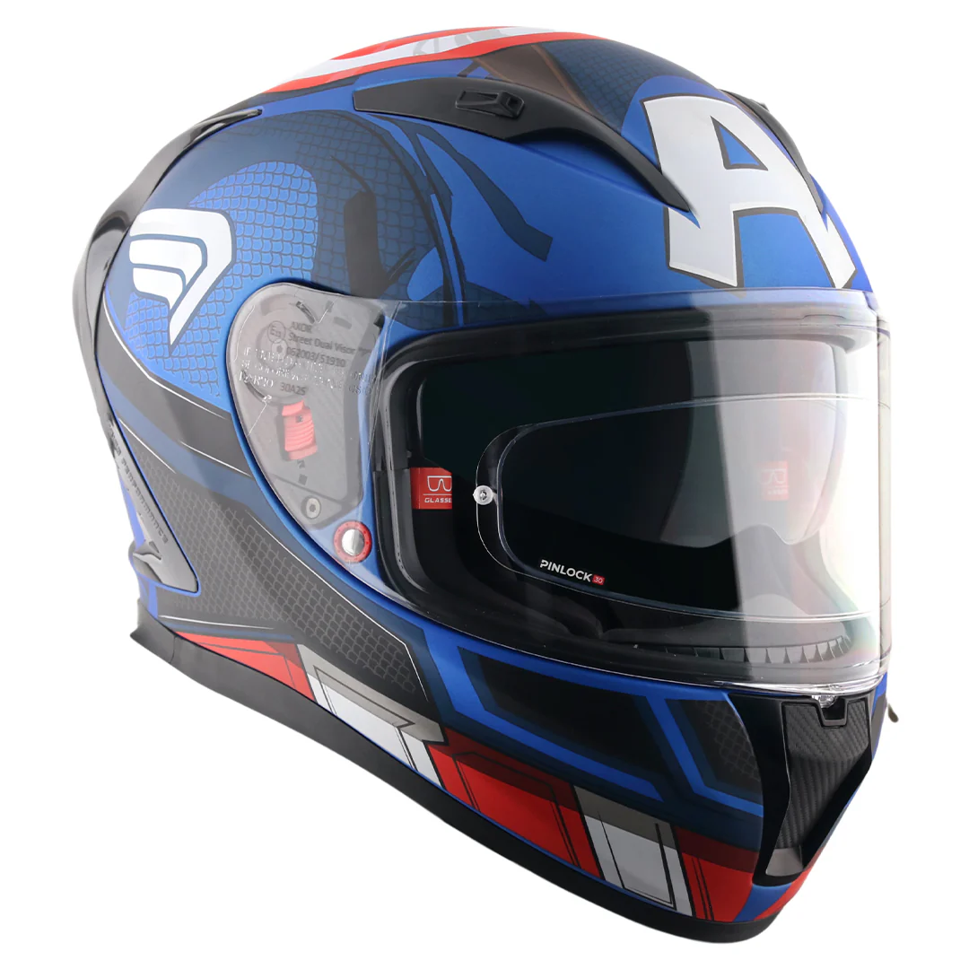 Street Marvel Captain America Helmet - Image 13