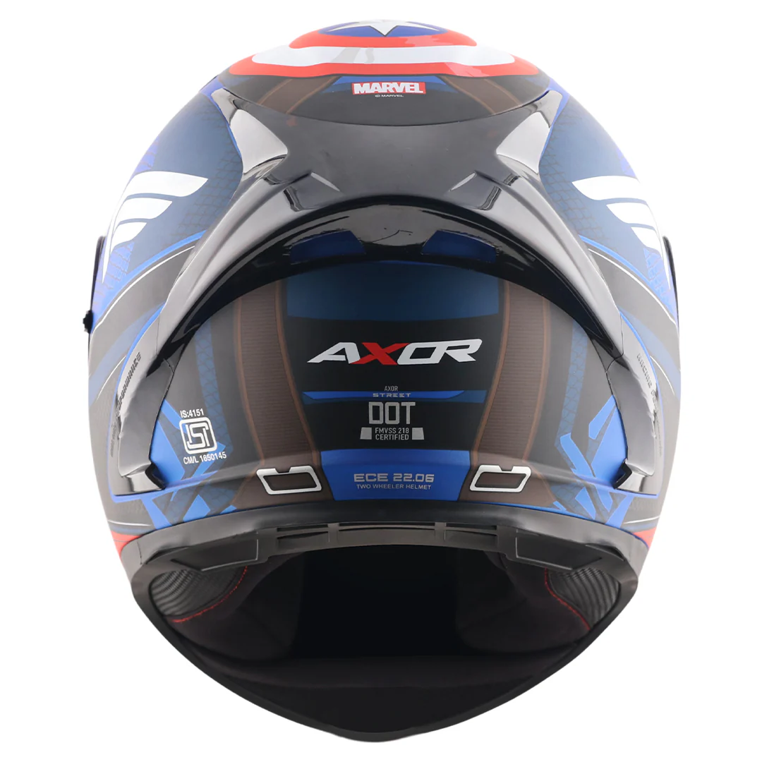 Street Marvel Captain America Helmet - Image 16