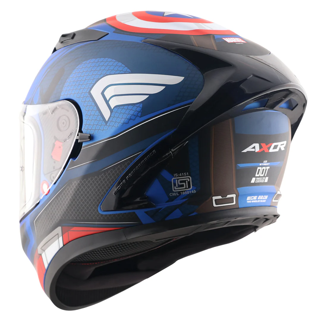 Street Marvel Captain America Helmet - Image 17