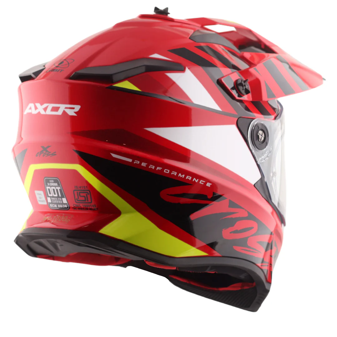 X-Cross Dual Visor Orbit Helmet - Image 6