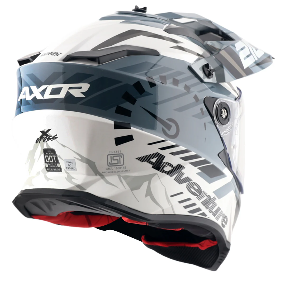 X-Cross Dual Visor Speedometer Helmet - Image 6