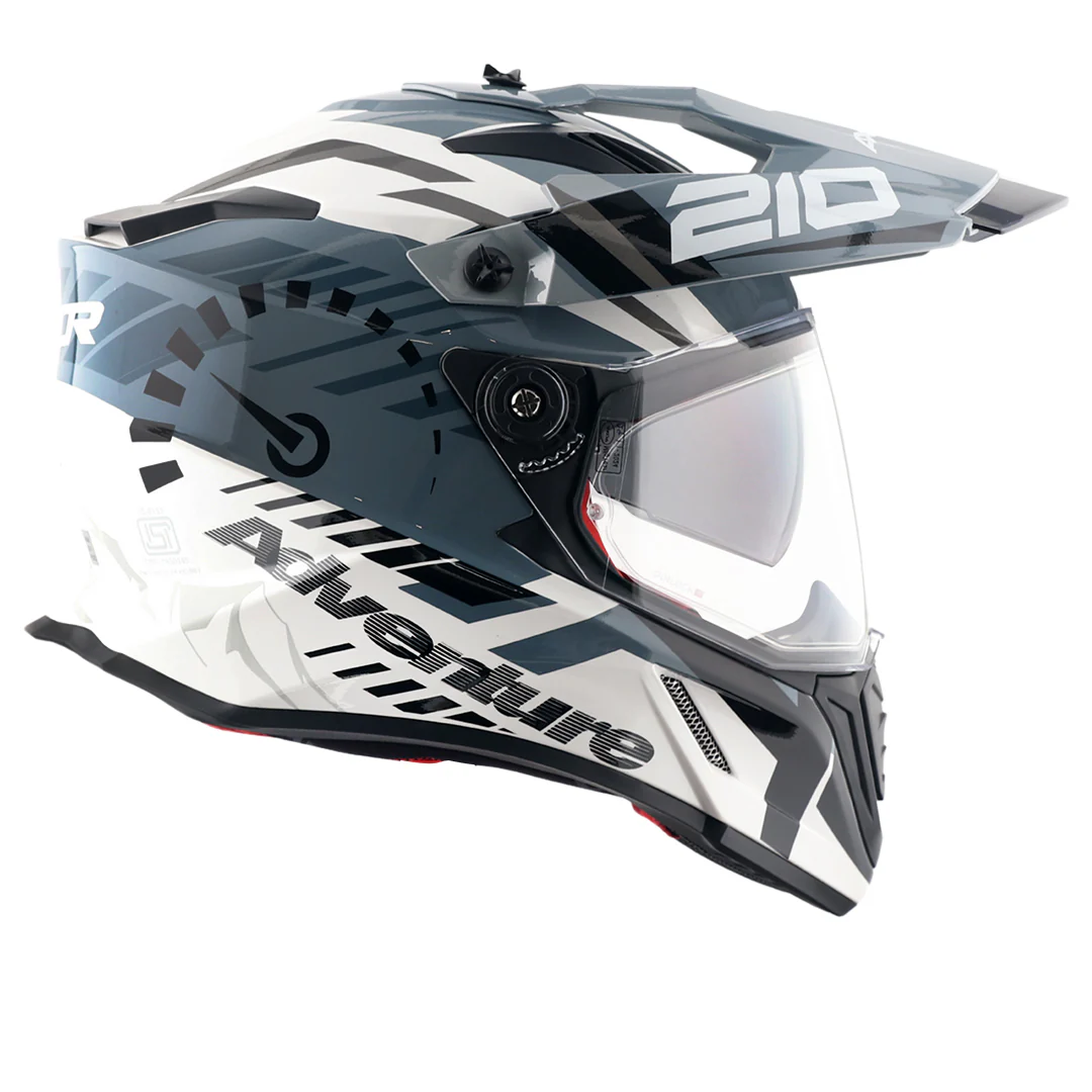 X-Cross Dual Visor Speedometer Helmet - Image 7