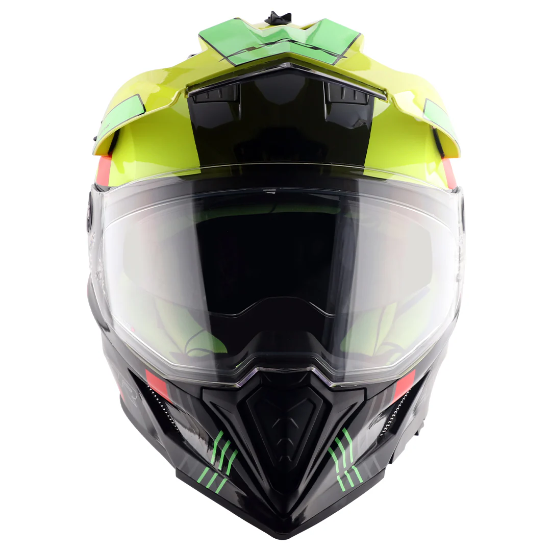 X-Cross Dual Visor Gambling Helmet - Image 11