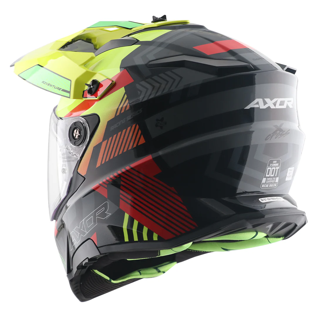 X-Cross Dual Visor Gambling Helmet - Image 13