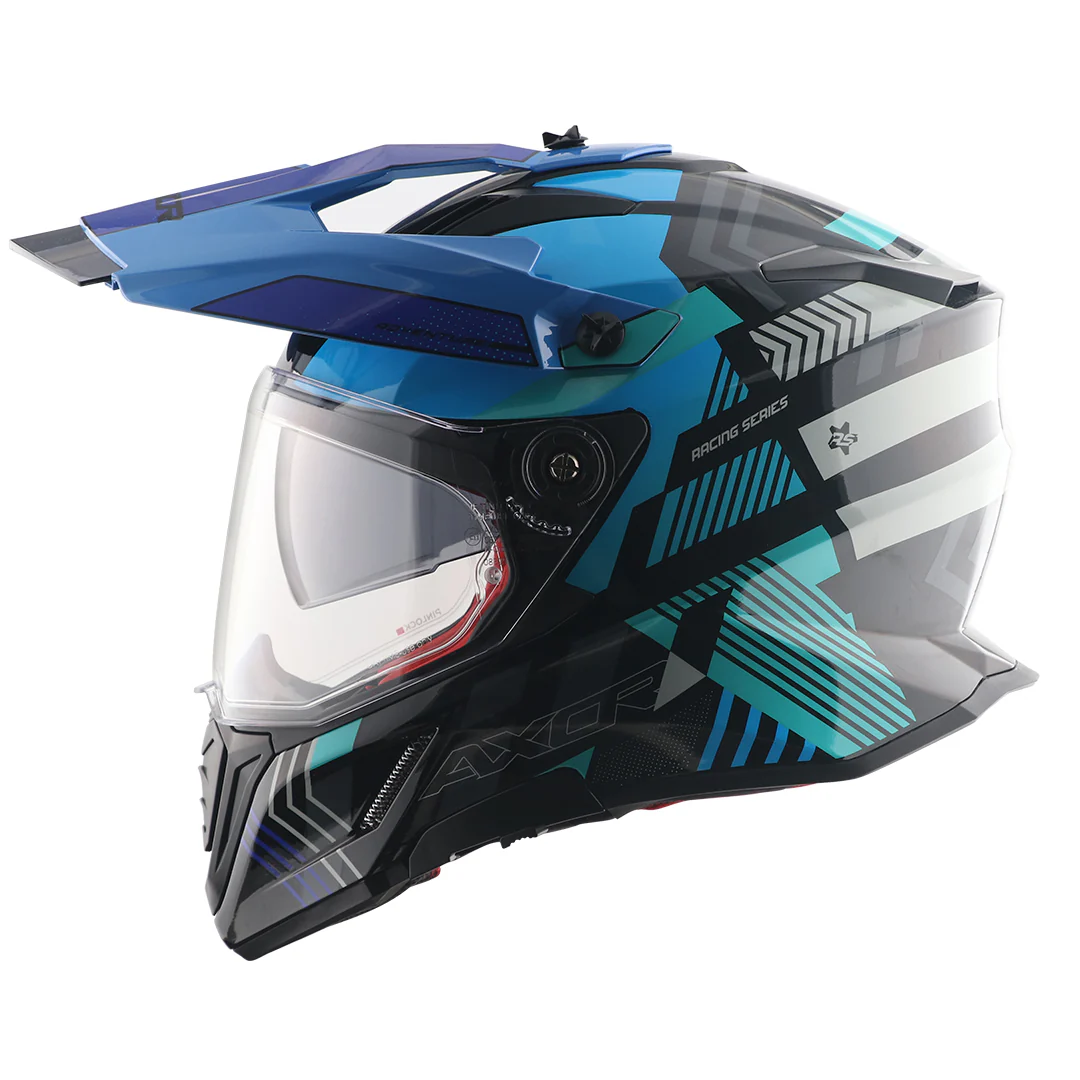 X-Cross Dual Visor Gambling Helmet - Image 3